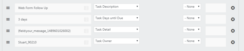 Screen shot of Capsule Task Map